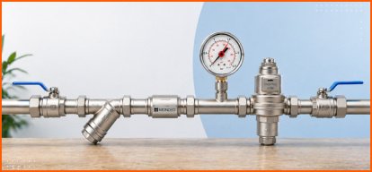 Installationsschema eines Druckminderers | Water Fitters