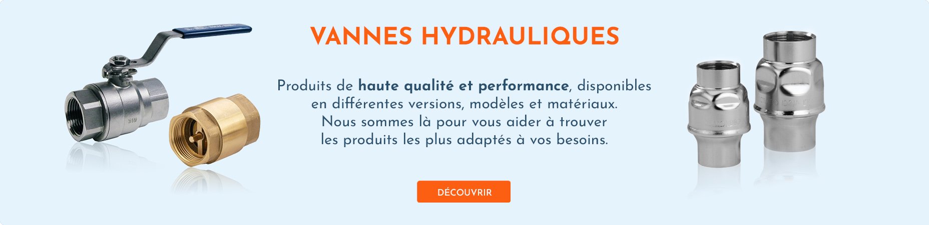 Vannes hydrauliques | Water Fitters