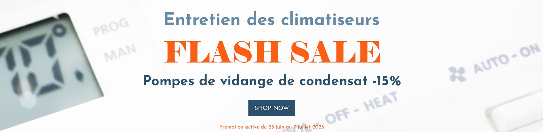 Promo entretien climatiseurs 2025 | Water Fitters