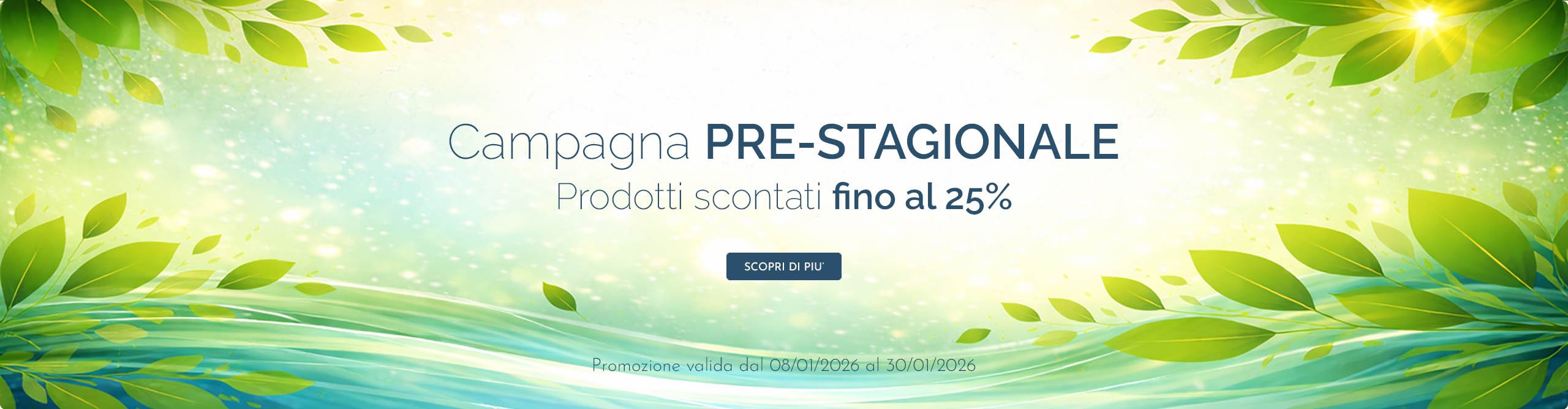 Campagna pre-stagionale 2026 | Water Fitters