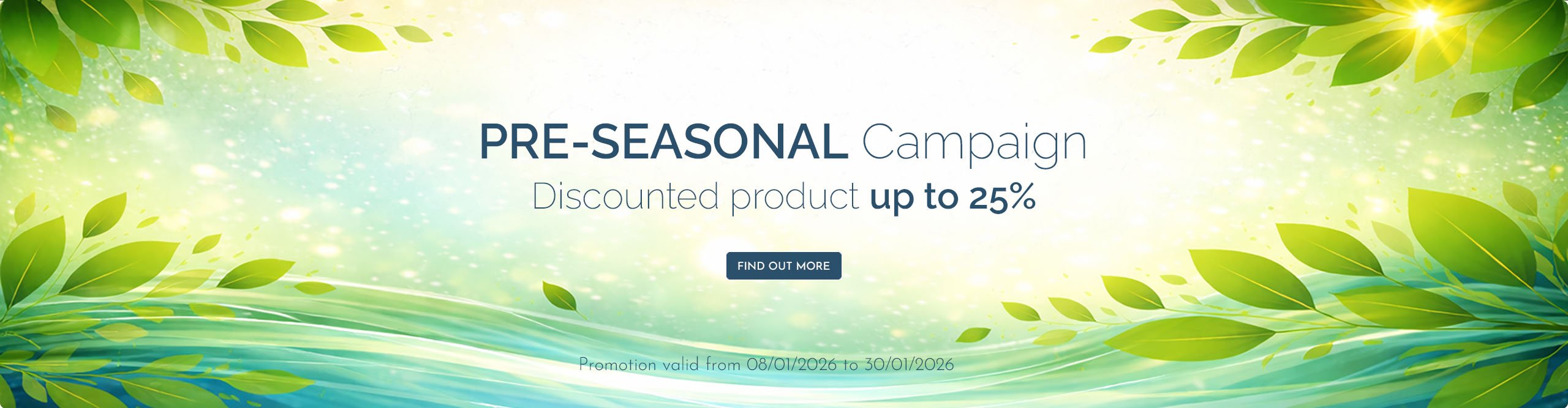 PRE-SEASONAL Campaign 2026 | Water Fitters