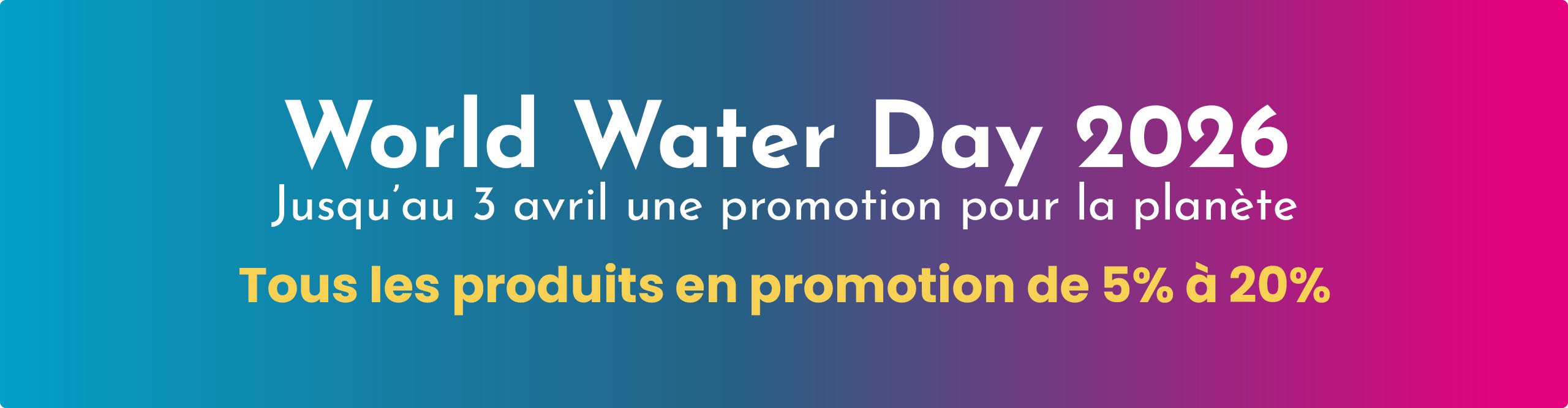 World Water Day 2026 PC FR | Water Fitters