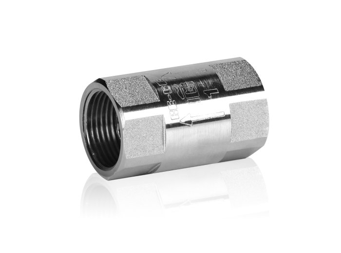 CHROMED BRASS CHECK VALVE NBR 1"1/2 NEW