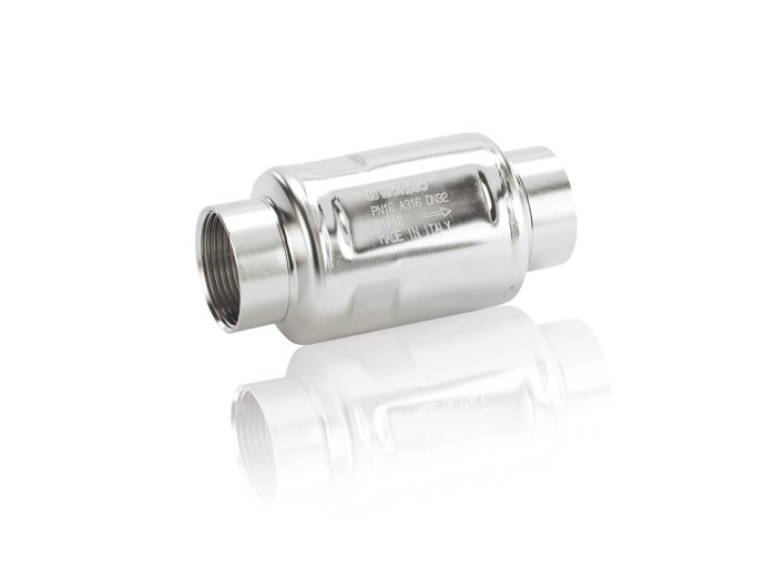 SWING CHECK VALVE "FLOY" 1"1/2 316/PTFE