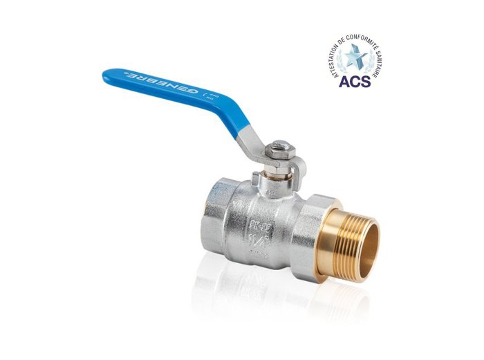 MFB BRASS BALL VALVE 2" STRAIGHT HANDLE