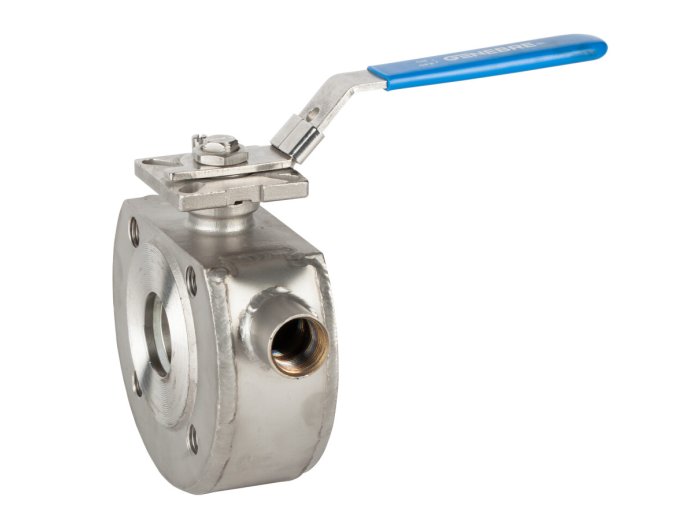 Valvola A Sfera In Acciaio Inox 1" NPT Maschio X Femmina – Per Acqua, Aria, Carburante, Maniglia Robusta