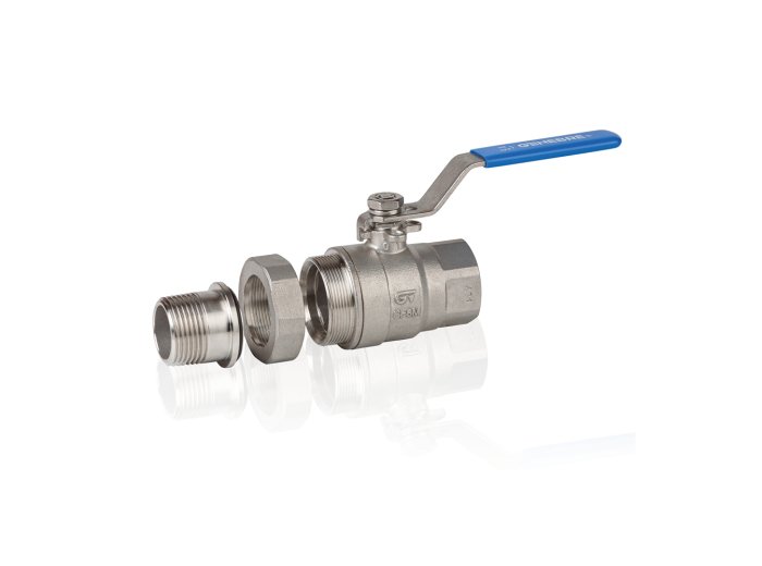 VALV.SFERA MF CON BOCCHETTONE 316 1"
