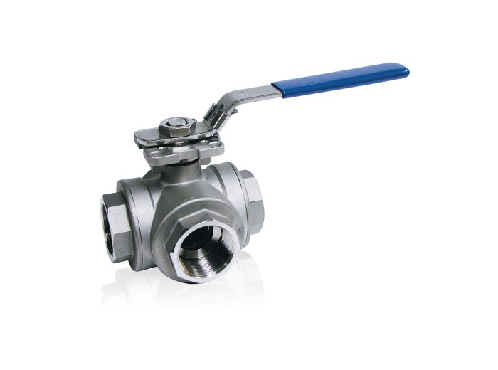 BALL VALVE 3 WAYS 2" 316 "L"
