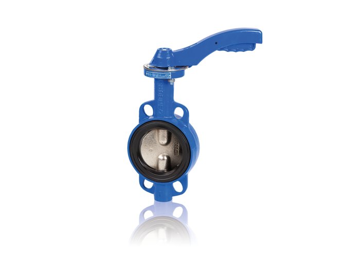 BUTTERFLY VALVE WAFER IRON316 DN100 EPDM