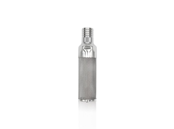 HOSE NIPPLE D.38mm WITH FILTER AND HOOK
