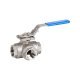 VALVOLA A SFERA 3 VIE 1/4" 316"L" NPT