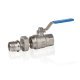 VALV.SFERA MF CON BOCCHETTONE 316 1"