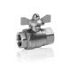 VALV.A SFERA 2P 1/4" A316 M.FARFALLA FF